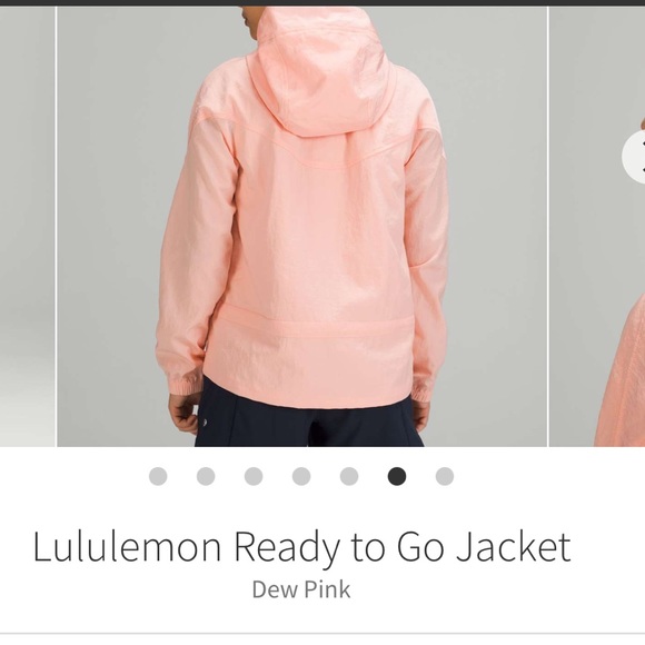 Lululemon Ready to Go Jacket-Dew Pink-Size 8 - Picture 4 of 12